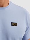 PME Legend American Classic T-Shirt Hydrangea Blauw Model / Detail
