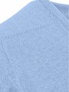 William Lockie V-Neck Lambswool Glacier Blue