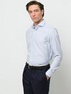 Profuomo Basketweave Shirt Light Blue   Model / Voorkant