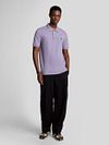 Lyle and Scott Polo Dusk Purple Model / Voorkant