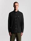 Lyle & Scott Shirt Plain Oxford Black