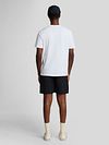 Lyle & Scott ensfarvede badebukser i sort Model / Achterkant