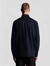 Camicia Oxford tinta unita Lyle & Scott blu navy Model / Achterkant