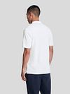 Lyle and Scott Polo Vit Model / Achterkant