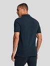 Lyle and Scott Tonal Eagle Polo Marinblå Model / Achterkant