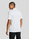 Lyle and Scott Tonal Eagle Polo Vit Model / Achterkant