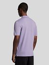 Lyle and Scott Polo Dusk Purple Model / Achterkant
