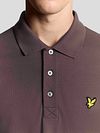 Lyle and Scott Polo Plain Espresso Model / Detail