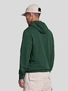 Lyle and Scott Hoodie ciemnozielona Model / Achterkant