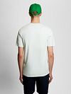 Lyle and Scott T-Shirt Ice Blau Model / Achterkant