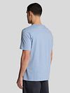 Lyle and Scott T-skjorte i Heather blå Model / Achterkant