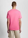 Lyle and Scott T-skjorte Hot Rosa Model / Achterkant