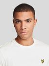 Lyle and Scott T-shirt Blanc Model / Detail
