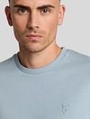 Lyle and Scott T-shirt Plaine Aska Blå Model / Detail