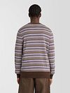 Lyle & Scott Pullover Crewneck Fairisle Ebony Model / Achterkant