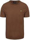 Lyle & Scott T-Shirt Marron commander en ligne | TS400VOG-Y045 | Suitable Luxembourg