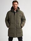Petrol Parka Vermont Grün Model / Voorkant