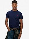 Superdry Essential T-Shirt Mørkeblå Model / Voorkant