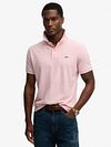 Superdry Polo Pique Klassisk Montauk Rosa Model / Voorkant
