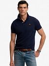 Superdry Polo Pique Klassisk Navy Model / Voorkant