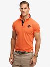 Superdry Polo Piqué Monogram Orange Model / Voorkant