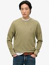 Superdry Sweater Classic Essential Olive Green Model / Voorkant
