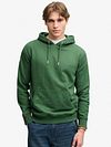 Superdry Hoodie Logo Essential Rich Boston Green Model / Voorkant