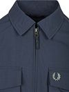 Fred Perry Overshirt Pocket Ribstop Navy
