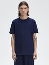 Fred Perry T-shirt Ringer Tennis Blue Model / Voorkant