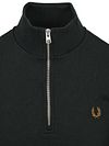 Fred Perry Half Zip Jumper Dark green 78C