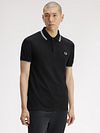 Fred Perry Polo Shirt Black 350 Model / Voorkant