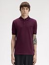 Fred Perry Polo Tipped M3600 Plum 84C Model / Voorkant
