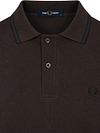 Fred Perry Polo Tipped M3600 Marron 86C