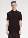 Fred Perry Polo Tipped M3600 Brun 86C Model / Voorkant