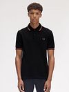 Fred Perry M3600 Polo Shirt Black Y67 Model / Voorkant