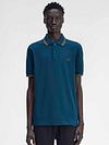 Fred Perry Polo Twin Tipped M3600 Petroleum Model / Voorkant