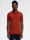 Fred Perry Polo Twin Tipped M3600 Rød Model / Voorkant