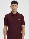 Fred Perry Bordeaux Polo Model / Voorkant