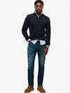 Superdry Pull Half Zip Heavy Marine Model / Voorkant
