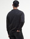 Maglione Barbour in lana d’agnello nero Model / Achterkant