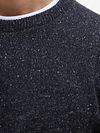 Maglione Barbour in lana d’agnello nero Model / Detail