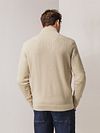 Maglione half zip State Of Art écru Model / Achterkant