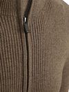 Maglione Half Zip Suitable con patch taupe Product / Detail