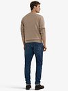Maglione McGregor in lana d’agnello mélange sabbia Model / Achterkant