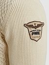 Maglione PME Legend Half Zip Structure écru Model / Detail