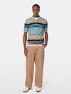 Scotch and Soda Knitted Polo Multicolour Model / Voorkant