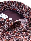 R2 Skjorta Poplin Triangle Print Bordeaux Product / Detail