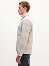 Marc O'Polo Overshirt Woven Mittelbeige Model / Zijkant