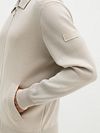Kardigan Marc O'Polo z zamkiem w kolorze szarym Model / Zijkant