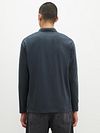 Marc O'Polo Longsleeve Heavy Poloshirt Peppercorn Grey